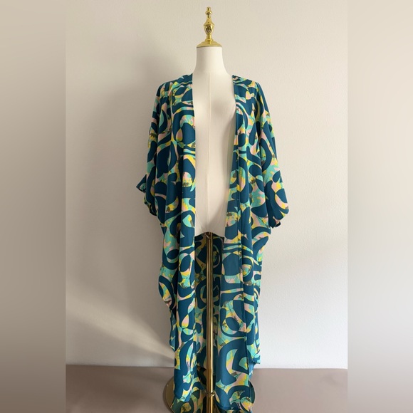 Manuhealii 2pc Set Dress Women’s Sz M/L Spaghetti Strap Midi Dress Set Hawaii - Picture 8 of 9